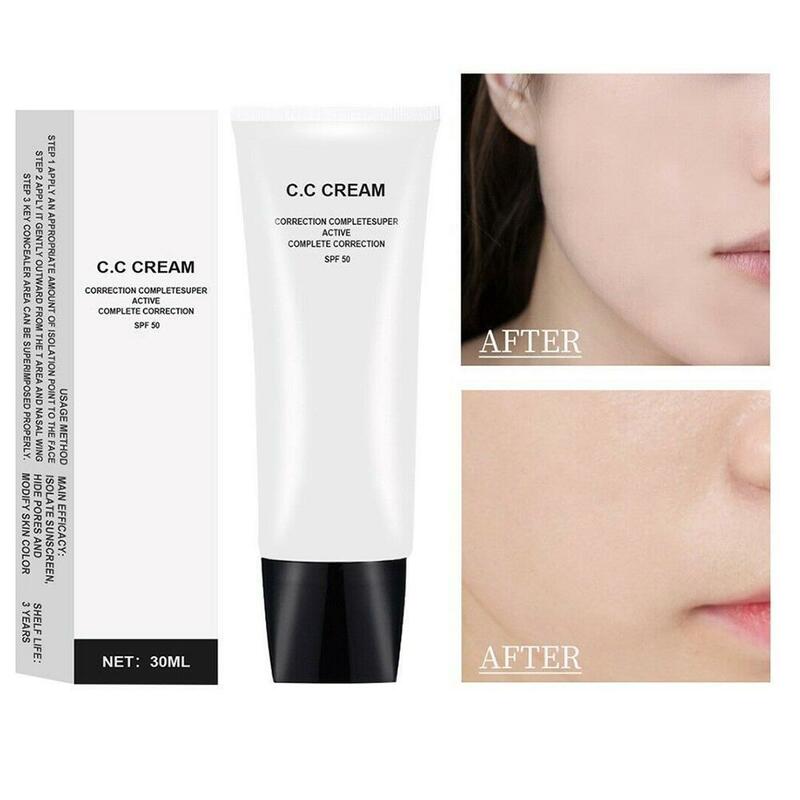 Respirável BB Cream Not Sticky Face Foundation, Hidratação Intensiva, Proporcionar umidade profunda, Ajuda a iluminar a pele, 30ml