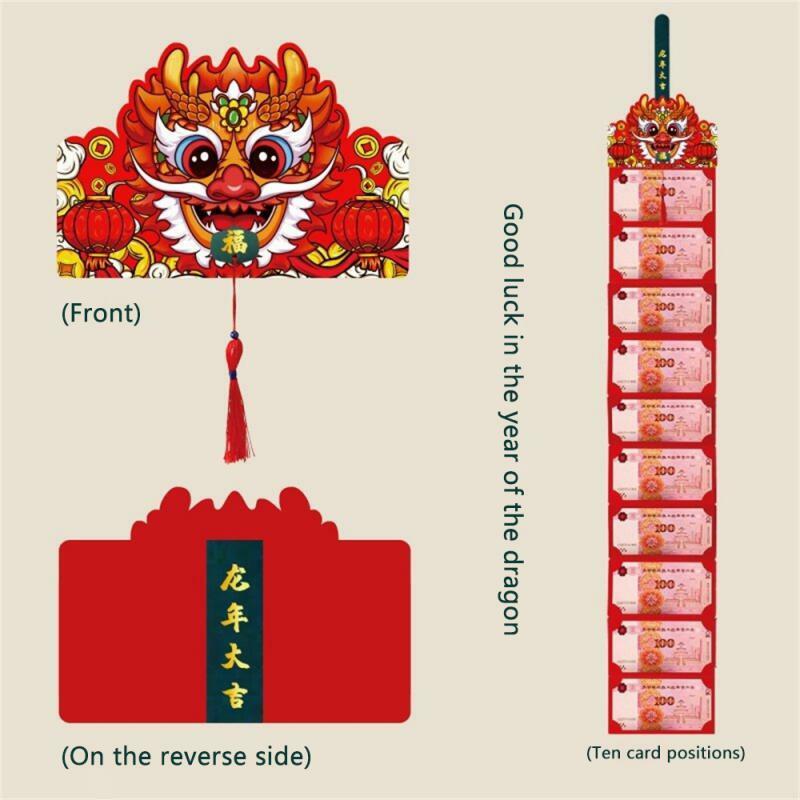 New Year Red Envelopes Color Overlapping Process Red Envelope Practical New Year Gift The Year Of Cute Shape No Need To Use Glue