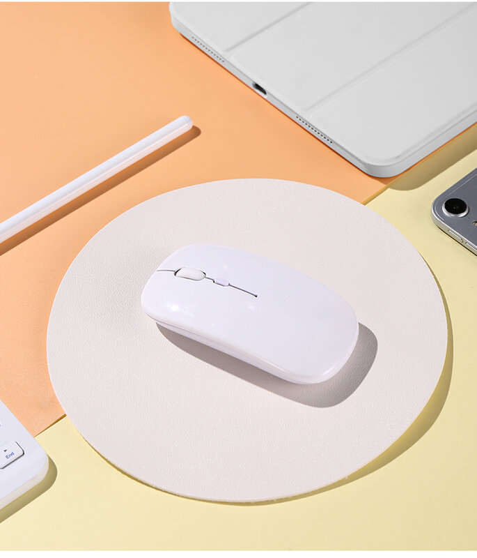 Беспроводная Bluetooth-мышь, портативная Тихая эргономичная мышь для ноутбука, iPad, планшета, ноутбука, Офисная игровая мышь
