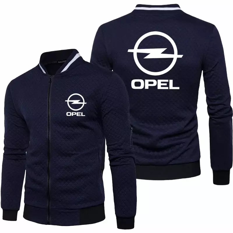 2023 New Mens Opel Jacket Spring Autumn Long Sleeve Fashion Sportswear Casual Zipper Hoody Male Sweatshirts