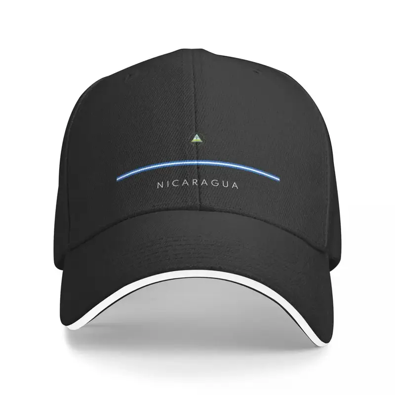 Nicaragua | Minimalist Nicaraguan Flag Cap Baseball Cap designer hat Caps women Men's