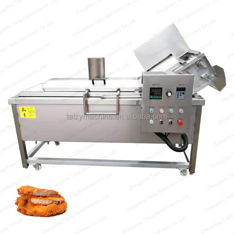 IndusAuxiliary Máquina De Fritura Contínua, fritor De Batatas Fritas, equipamento De Fritura Automática