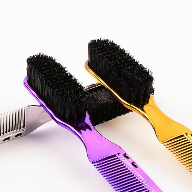 Hair Brush Comb Barber Neck Duster Broken Remove Professional Beard Brush Shaving Brushes Vintage Oil Head Shape Cleaning Brush