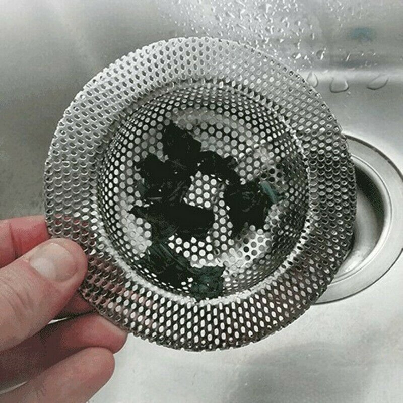 Сетчатый фильтр для кухонной раковины, сетчатый фильтр для раковины из нержавеющей стали, сетчатый фильтр для сливного отверстия раковины в ванную комнату