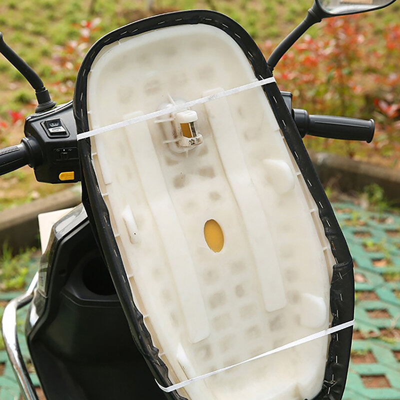 Cubierta de asiento impermeable para motocicleta, protector solar Universal, para evitar que el asiento se encienda, almohadilla solar, aislamiento térmico, cojín protector