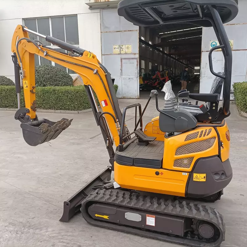 mini small digger CE EPA EURO 5 China wholesale compact mini excavators 1.2 ton 1.8 t 2 t prices with bucket for sale