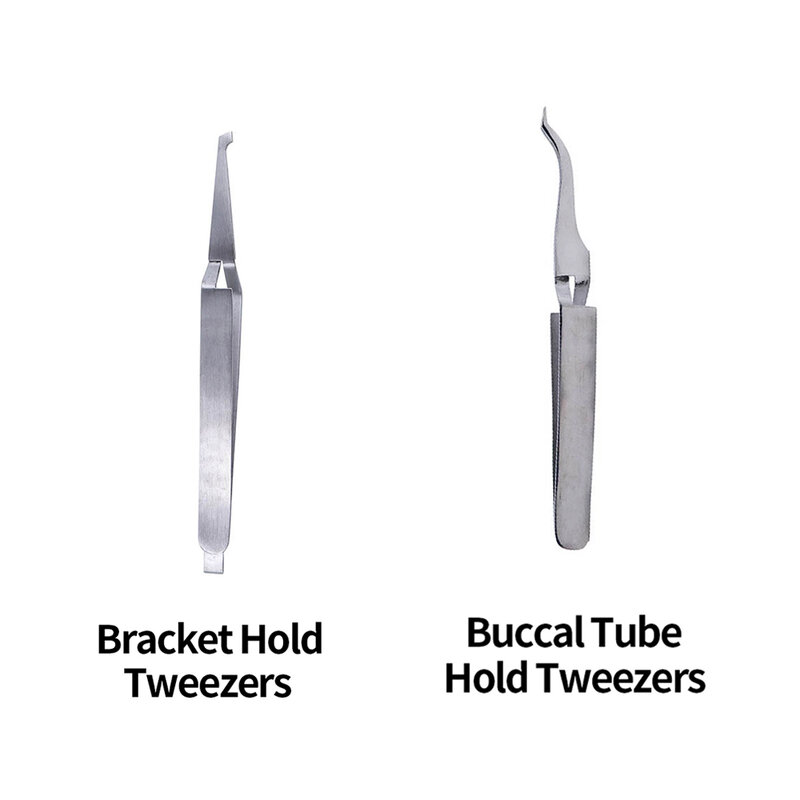 歯科矯正バッカルチューブ、ブラケットホールドピンセット、傾斜紙ピンセット、矯正ブラケット、1個