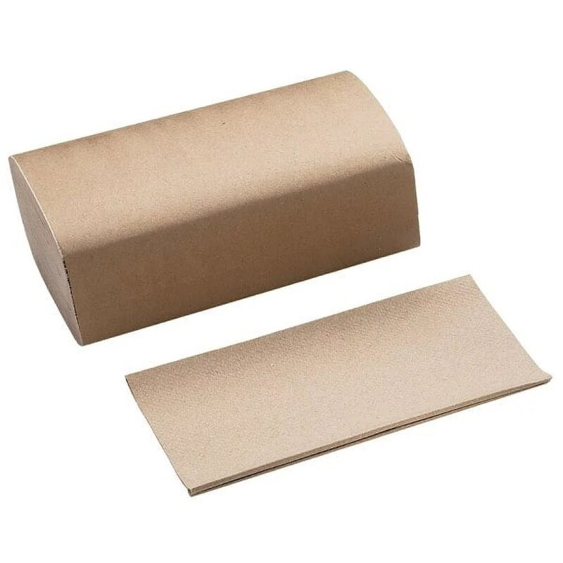Toalhas de papel natural multi-dobra, 250 contagens, pacote de 16