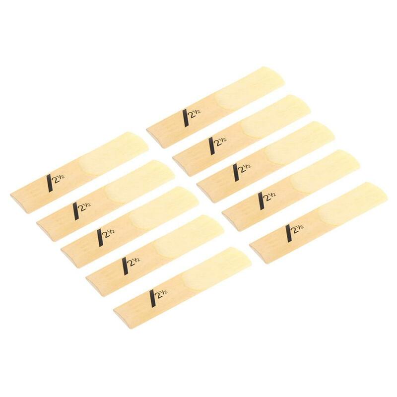 10 Pack Eb Alto Sax Saxophone Reeds Strength 1.5 2.0 2.5 3.0 3.5 4.0 Saxophone Reed Woodwind Instrument Parts Accessories