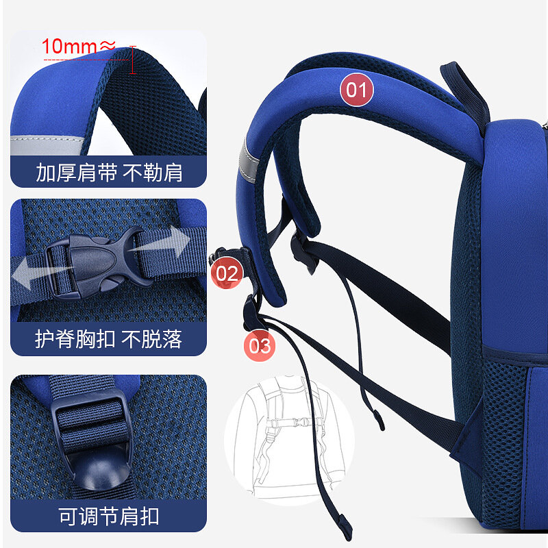 Детский рюкзак для мальчиков и девочек, ортопедическая сумка на плечо для учеников начальной школы, детские подарки на день рождения, 2022