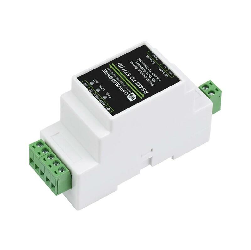 Industrial Modbus MQTT JSON serial server RS485 to RJ45 Ethernet TCP/IP to serial rail-mount support with POE function(optional)