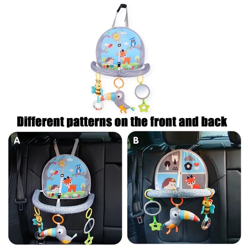 Alfombrillas de juego de dibujos animados para bebé, sonajeros infantiles, asiento de coche de juguete con colgante, abeja de peluche bonita, juguetes educativos calmantes para bebé, regalos para recién nacidos