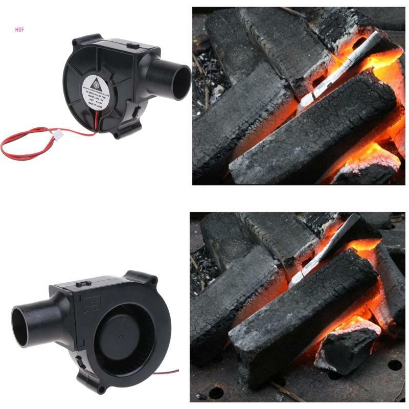7530 Air Blower Fan 12V 0.3A Large 2500R 2Pin Cable Fan for BBQ Camping