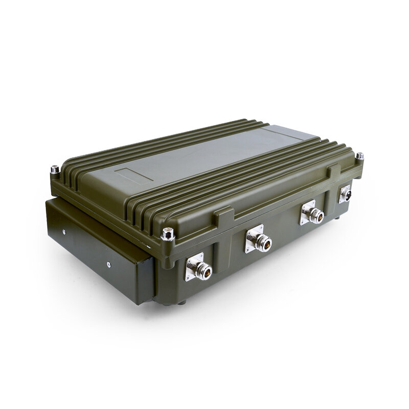 Sistema de contador montado en vehículo, dispositivo de defensa GaN para Dron FPV, frecuencia personalizable, 3 canales, 720-1050MHz, 150W
