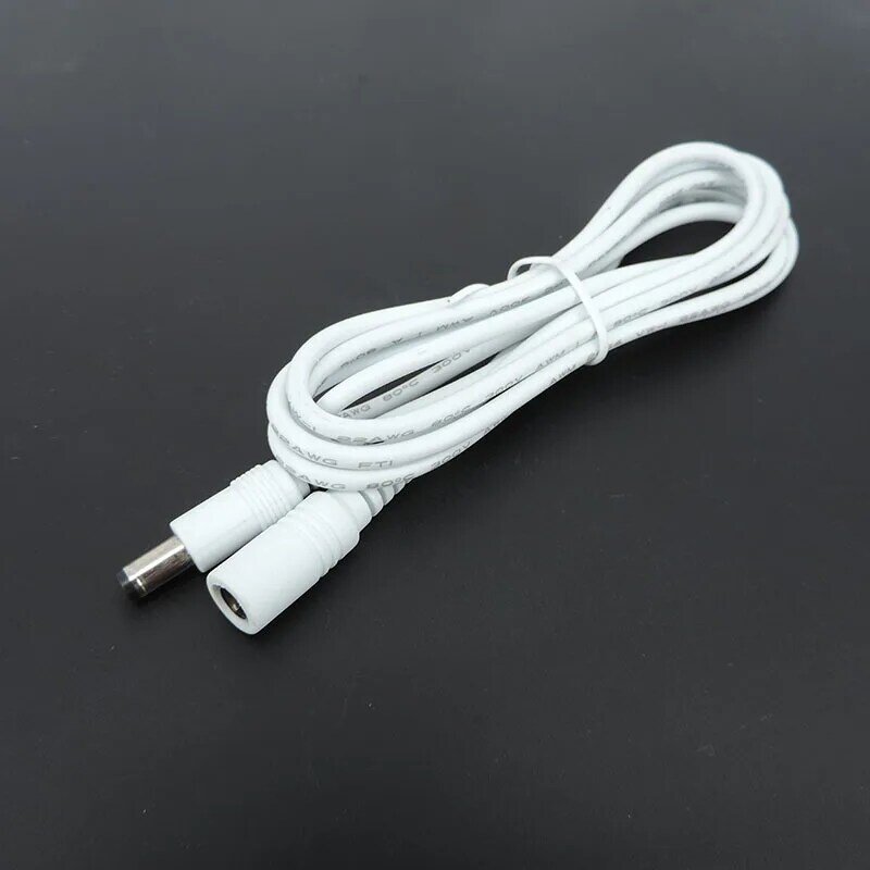 DC Power supply Cable Extension Cord Adapter Female to Male connector Plug 12V 5.5mmx2.1mm Cords For Strip Light CCTV Camera