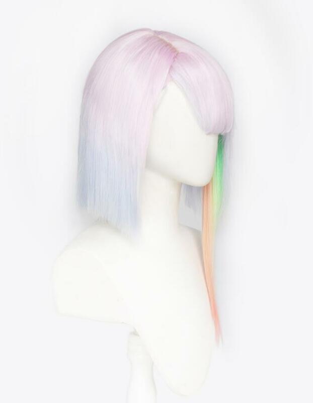 Женский синтетический парик короткие прямые волосы Омбре парик термостойкий для аниме косплей Вечерние