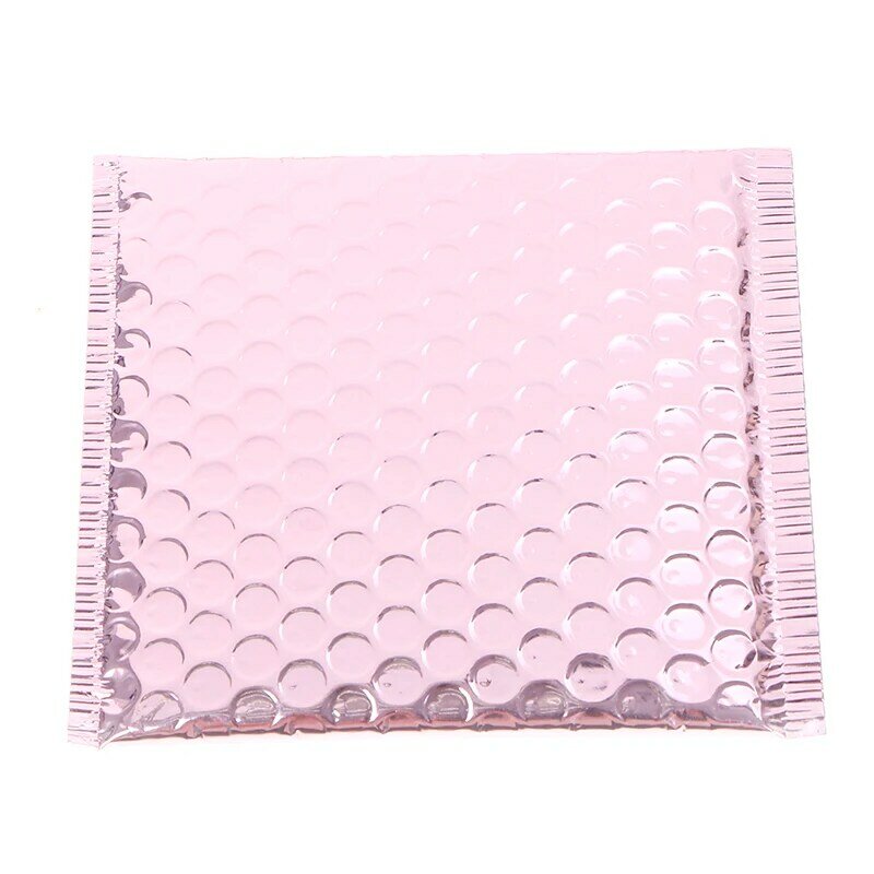 Correo de burbujas de oro rosa para embalaje de regalo, sobres de boda, 10 unidades
