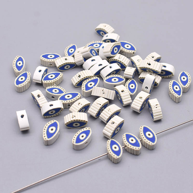 New Evil Eye Polymer Clay Beads Turkish eyes Loose Spacer Beads For Jewelry Making DIY Charm Bracelet Necklace