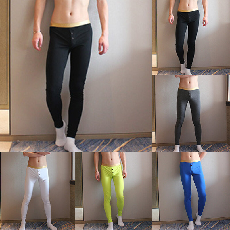 Męskie spodnie stają się aktywne w stylu z tymi męskimi spodniami sportowymi ciepłe warstwa podstawowa legginsy obcisłe spodnie do biegania