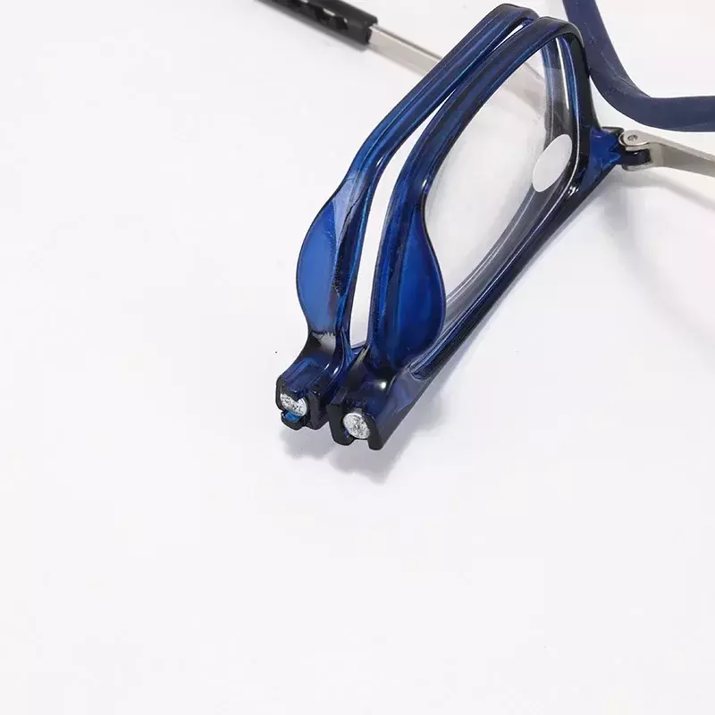 Portable Magnetic Hanging Neck Presbyopia Glasses Magnetic Folding Presbyopia Glasses Scalable Lens Legs