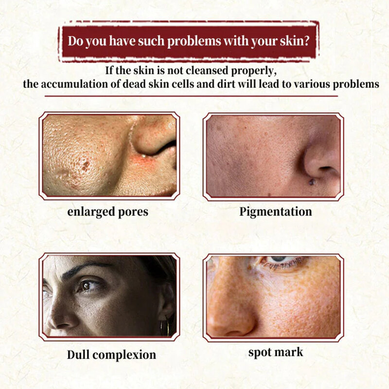 Peel Off Mask for Face Blackhead Pimples Remover Fade Pigment Freckles Exfoliating Nourishing Clean Pores Rejuvenate Facial Skin