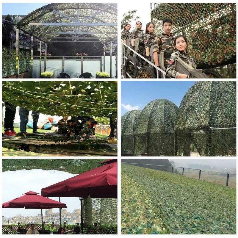 Camouflage Nets, Woodland Troop การฝึกอบรม Shade Nets,การล่าสัตว์ปกปิด Nets,เต็นท์รถยนต์ Shades, Camping,yard Decor และ Awnings