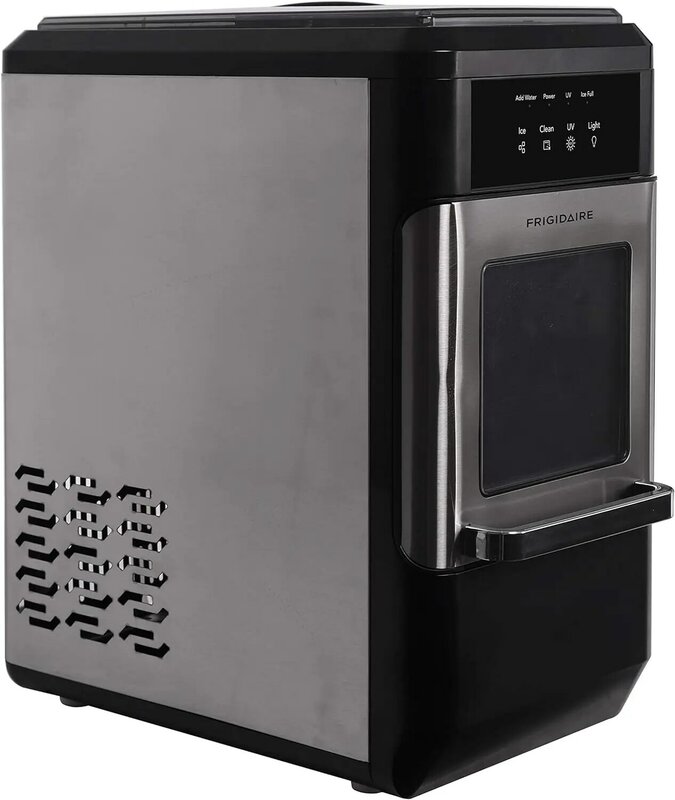 Холодильник, искусственная Рабочая поверхность, хрустящий жевательный льдогенератор Nugget, 44 фунта в день, функция самоочистки