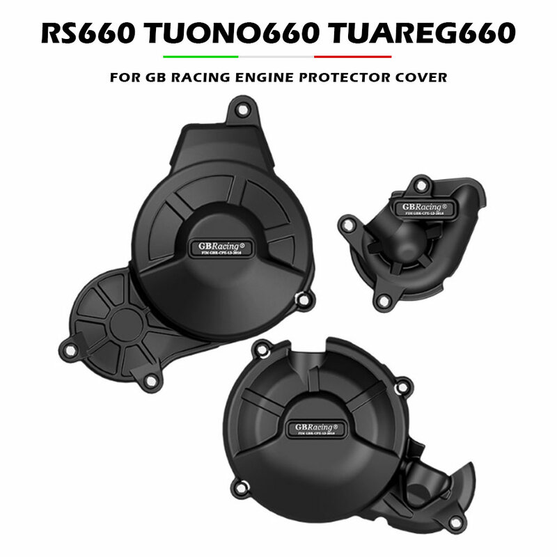 Penutup mesin balap GB RS660 TUONO TUAREG 660 2021 2022 2023 untuk Aprilia pelindung kopling Alternator sepeda motor aksesoris