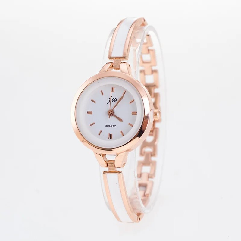 Relógio de quartzo de malha de aço inoxidável feminino, ouro rosa, prata, relógios casuais, relógio feminino, marca famosa, 2023