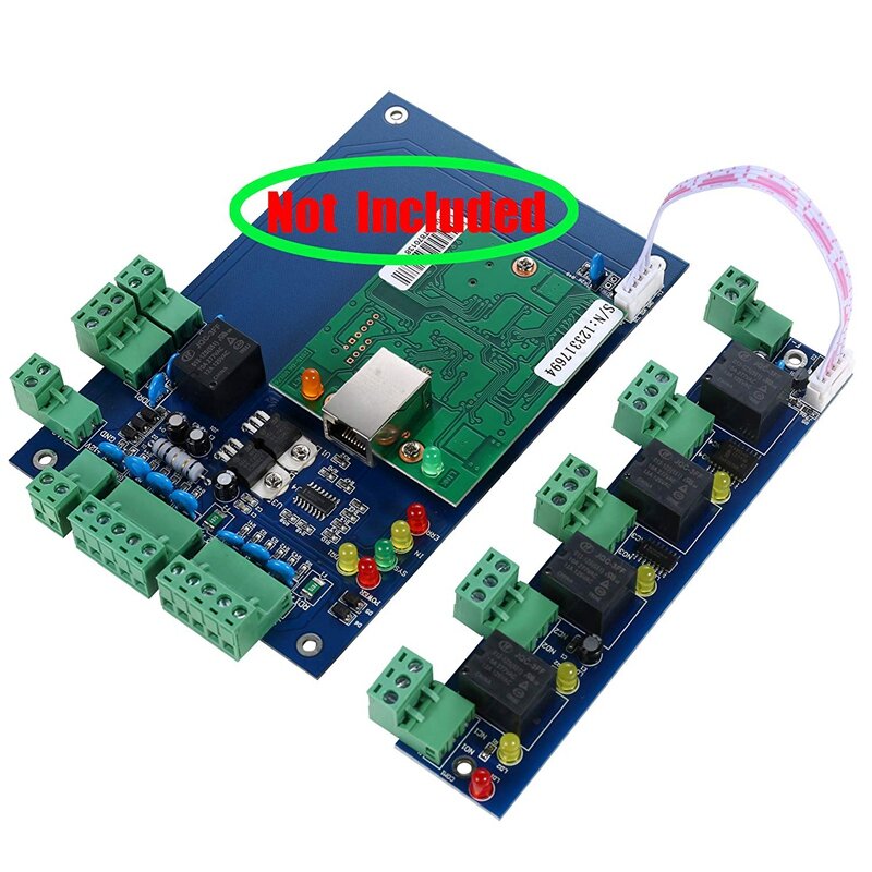 Enhanced Alarm Output Fire Control Expansion Panel Board For Access Controller