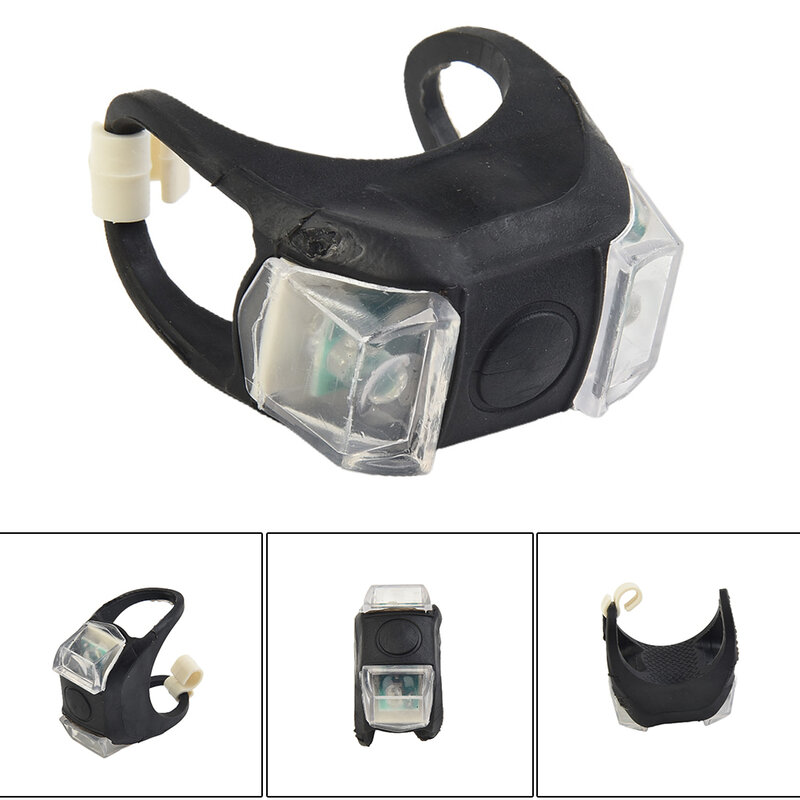 Luz LED trasera de silicona para bicicleta, lámpara de advertencia de seguridad, 3 modos, resistente al agua, accesorios para ciclismo al aire libre