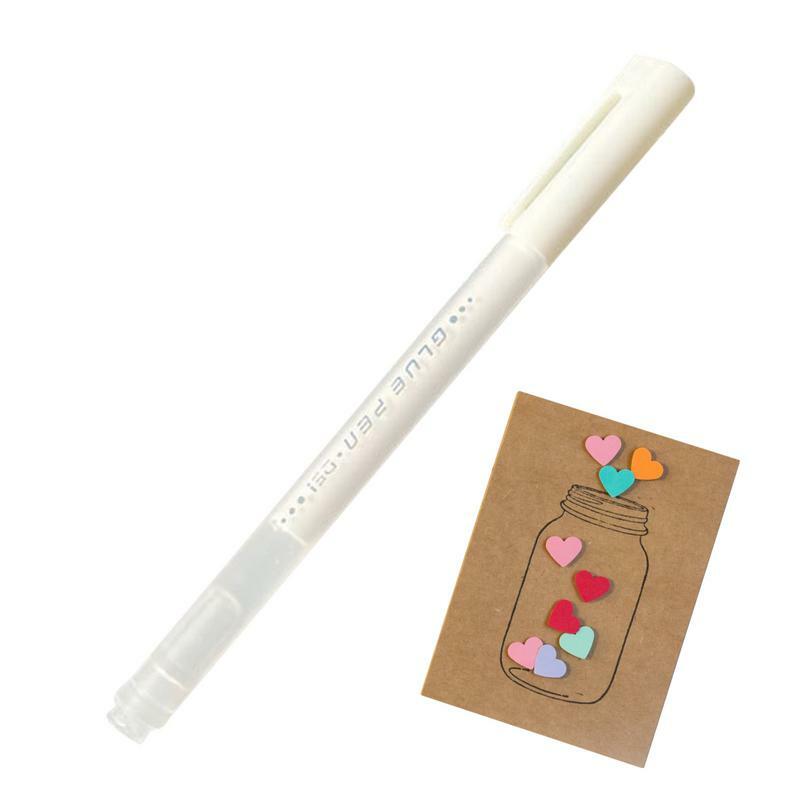 Fine Tip Glue Canetas para Crafting Paper, Precise Apply, Writing Pen com Precisão, Craft Glue, Forte Adesão