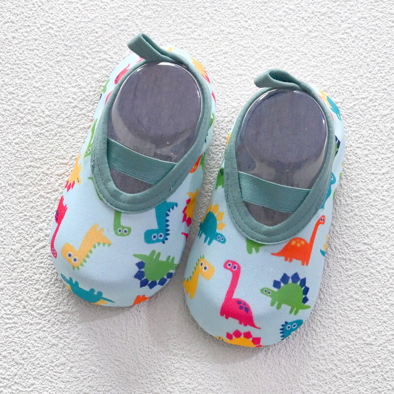 Zapatos de interior con estampado de dibujos animados para bebé, zapatos informales con suela antideslizantes, para interiores y exteriores
