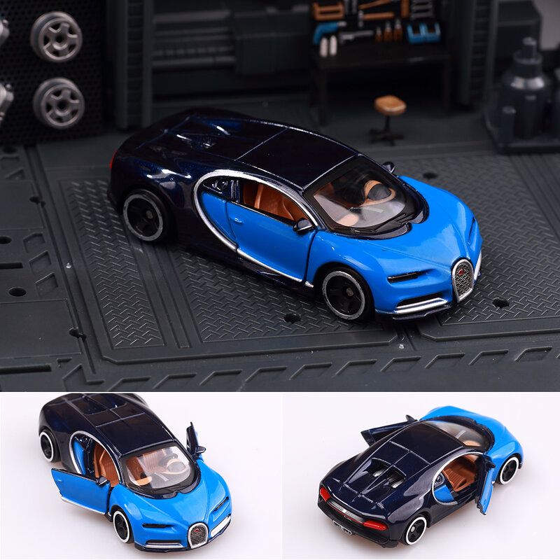 Bburago miniatur mobil mainan Diecast, mobil mainan saku replika kendaraan Model mobil logam paduan VOLKSWAGEN GOLF GTI 1/64 untuk hadiah anak laki-laki