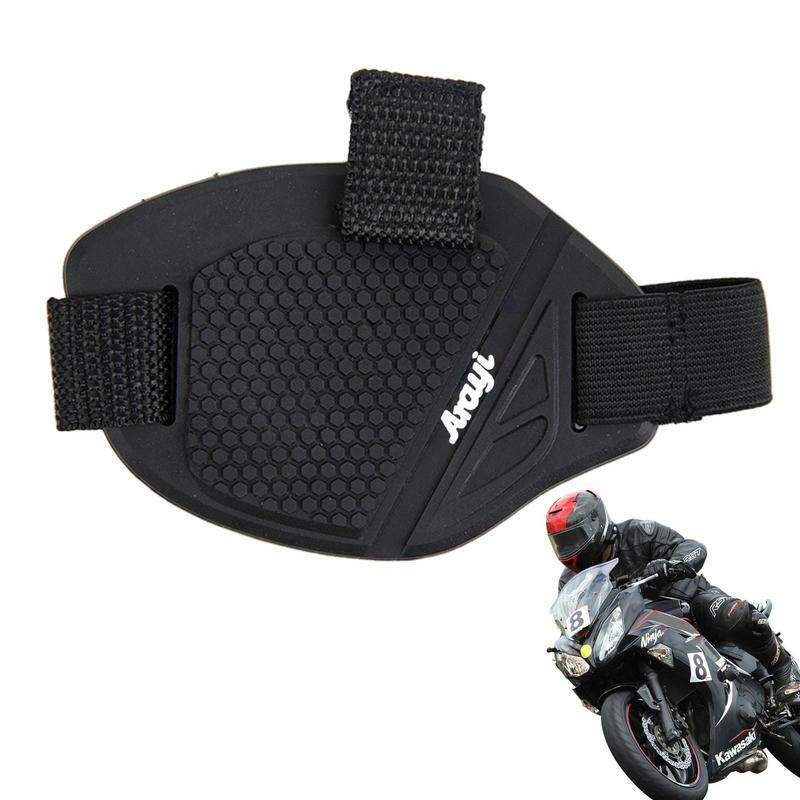 Protezione per scarpe con cambio moto per Sneakers e stivali Riding Shifter forniture per Pad protettivi per il cambio di marcia per bici