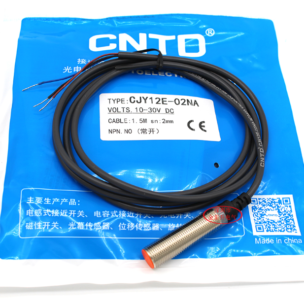 Sensor DE PROIMIDADE CNTD, CJY12E-02NA CJY12E02NA, novo, 1Pc