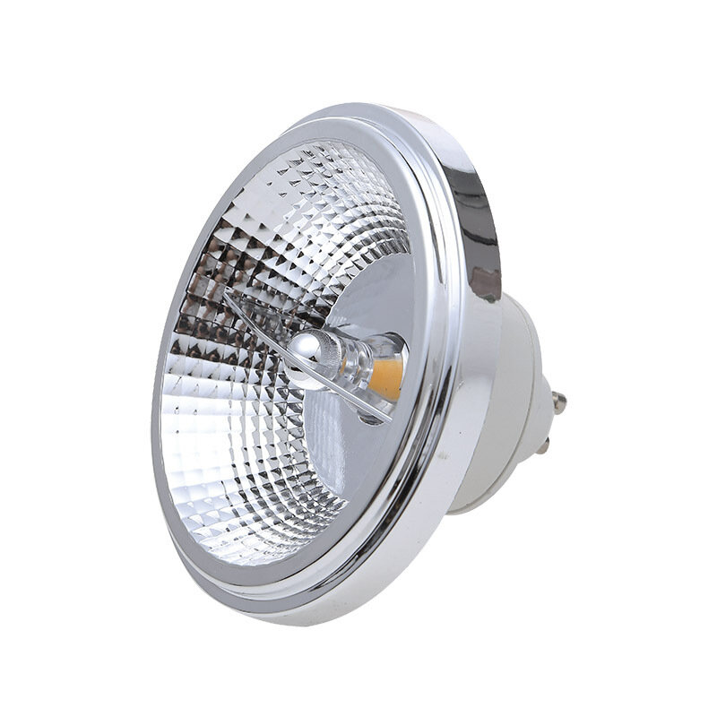 Lámpara de foco LED AR111 de 15W, reemplazo de lámpara halógena ES111, QR111, G53, GU10, blanca cálida integrada, AC220V, DC12V, iluminación interior