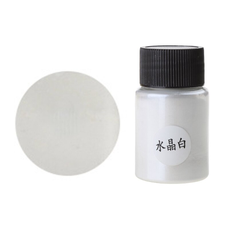 E0BF 1Set handgefertigtes Perlglanz-Epoxidharz in kosmetischer Qualität, natürliches Glimmer-Mineralpulver