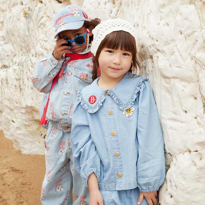 韓国の子供、ベビージーンズセット、子供服、小さな男の子の服、春のセット、2021のスウェットシャツ