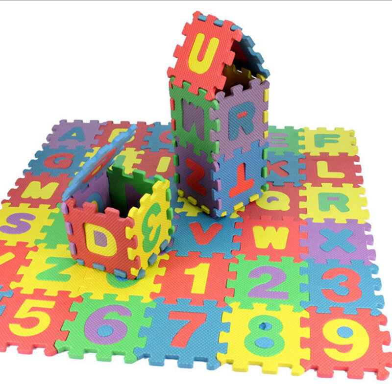 Décennie s de puzzle alphanumpopularité pour bébé, jouet pour enfant, cadeaux, 36 pièces