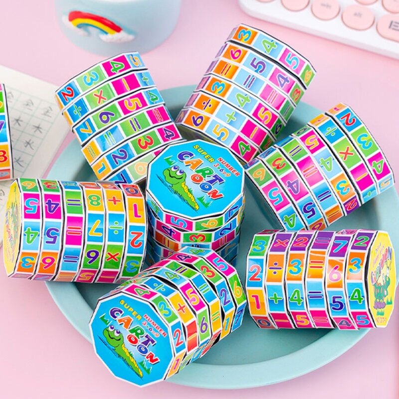2022 新しいポケット数学キューブ算術学習おもちゃ楽しいインタラクティブゲームおもちゃ子供の誕生日プレゼント幼稚園家庭に最適