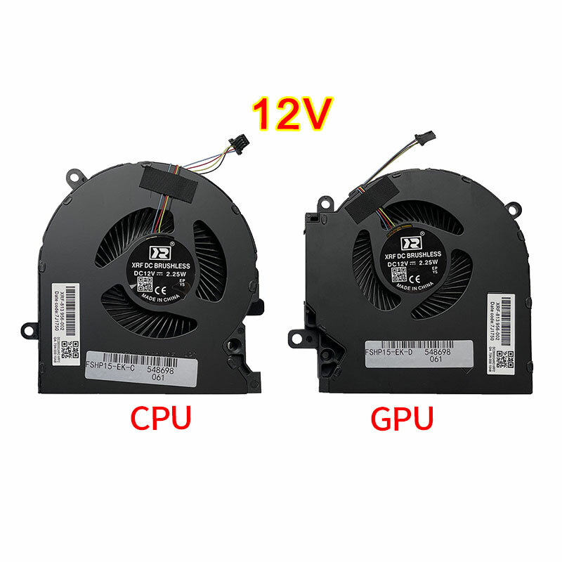 CPU GPU Cooling Fan For HP OMEN 15-EK 15-en TPN-Q238 TPN-Q236 Fans Cooler Radiator M04216-001 ND8CC02-19j22 19j23 M04215-001