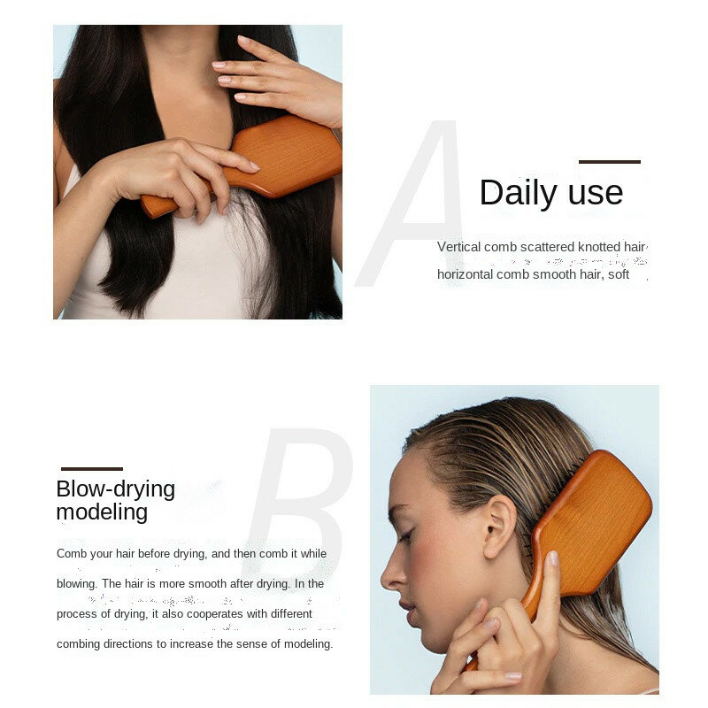 Peine de masaje con cojín de aire portátil para Aveda, Juego de cepillos desenredantes antiestáticos para peluquería, piezas de regalo de peinado de calidad