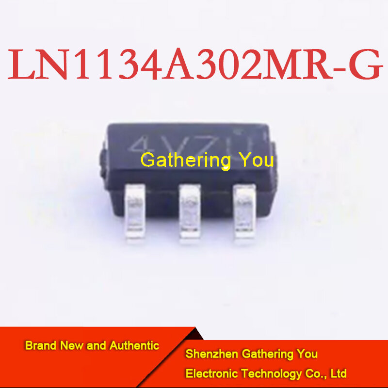 ตัวควบคุมแรงดันไฟฟ้า SOT23-5 LN1134A302MR-G ใหม่เอี่ยมของแท้