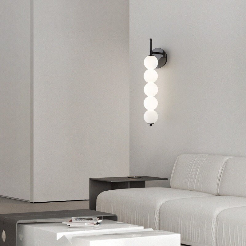 Lámpara de pared de cabecera, luz de dormitorio de estilo nórdico de lujo, lámparas minimalistas modernas de cobre, luces de pared de fondo de pasillo