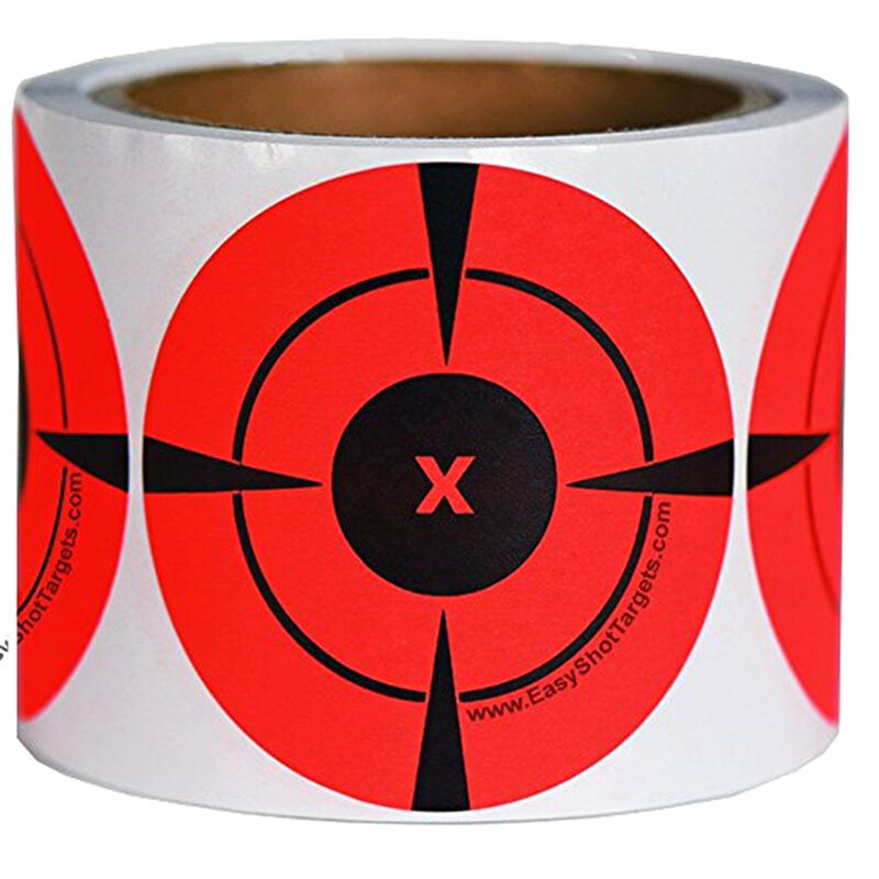 Stiker Target tembak 3 inci/rol, stiker target tembak 250 buah/rol untuk Target tembak senapan udara