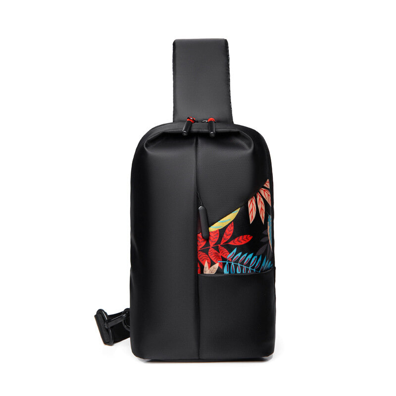 Мужская нагрудная сумка, новая модная спортивная водонепроницаемая сумка через плечо с принтом, Повседневная дорожная нагрудная сумка через плечо для мужчин