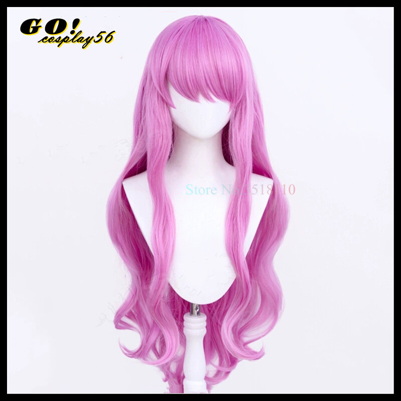 Женский парик для косплея Sister Gigant, волнистые фиолетовые волнистые волосы в стиле аниме, волшебный головной убор для девушек, 85 см