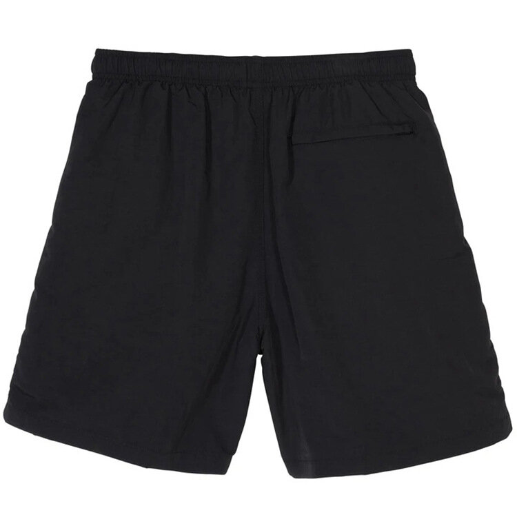Мужские летние свободные спортивные короткие Однотонные эластичные пляжные шорты для мальчиков
