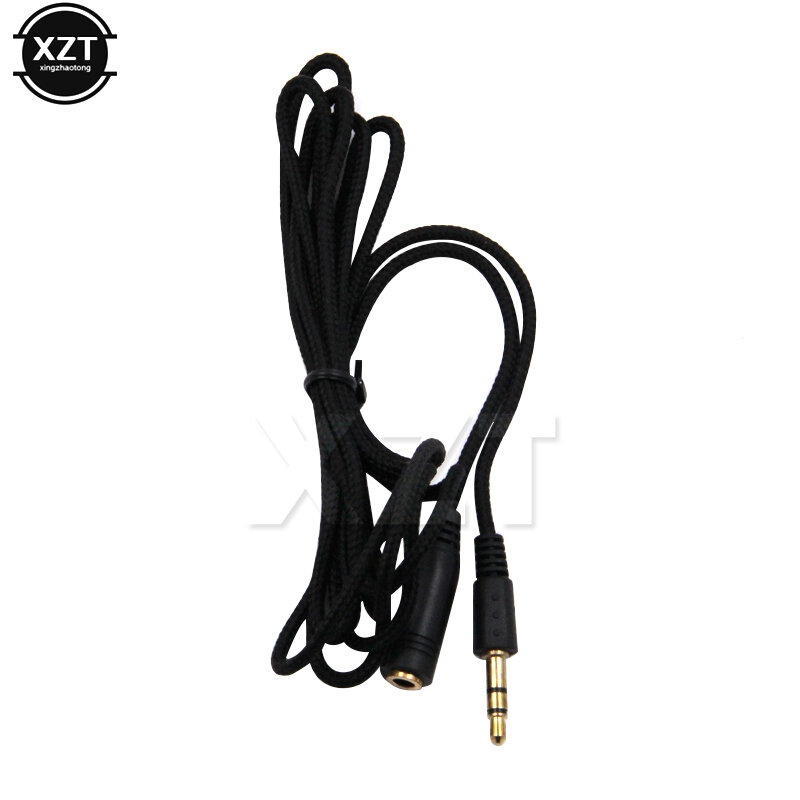 Kabel AUX headphone kabel ekstensi 3.5 jack kabel ekstensi laki-laki ke perempuan kabel Headphone untuk Earphone Mobil